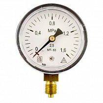 Манометр радиальный МП63П 1,6МПа  на сайте Стройсервис

