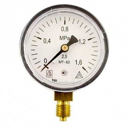 Манометр радиальный МП63П 1,6МПа  на сайте Стройсервис
