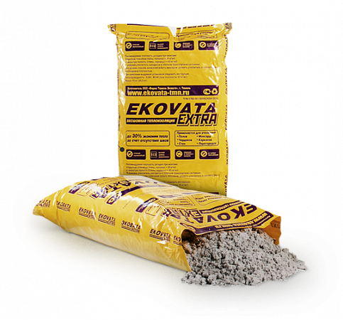 Эковата 15кг 0,14м³ "ЭКСТРА" на сайте Стройсервис
