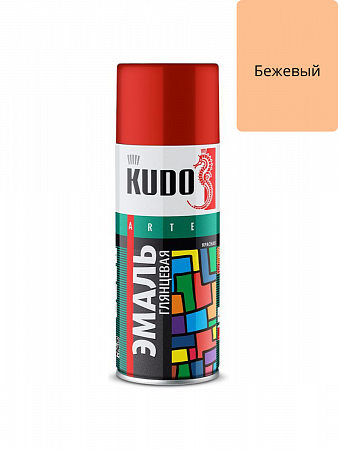 Эмаль алкидная универсальная бежевая 520мл KU-1009 KUDO на сайте Стройсервис
