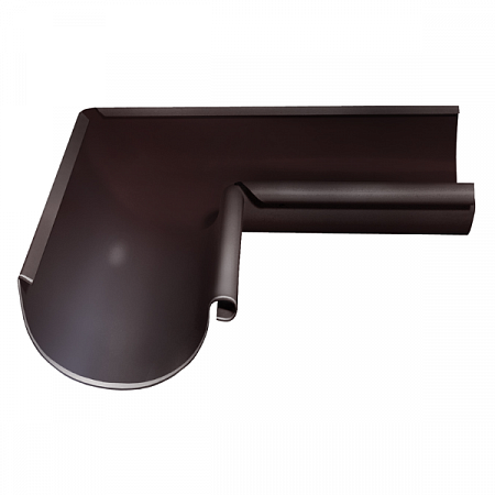 УГОЛ ЖЕЛОБА GRANDLINE OPTIMA 125 /90 ВНУТРЕННИЙ RAL8017 ШОКОЛАД на сайте Стройсервис
