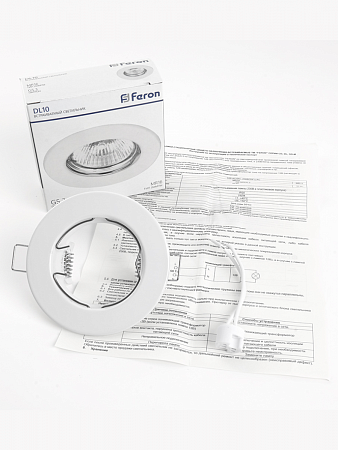 Светильник светодиодный ИВО-50w 12в G5.3 точечный белый DL10 15109 FERON (5)