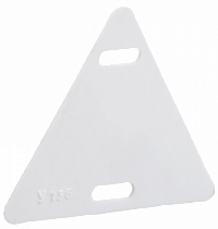 Бирка кабельная маркировочная У-136 55х55х55мм (треугольник) IEK UZMA-BIK-Y136-T на сайте Стройсервис
