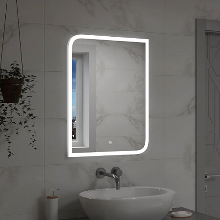 Зеркало Fantasy LED 600*800 с сенсором 3ЛП1281 Агава