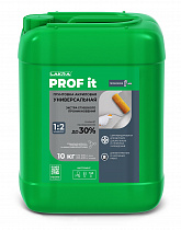 Грунтовка гл. проник. универсальная 10кг ЛАКРА PROF IT/ под ЗАКАЗ на сайте Стройсервис
