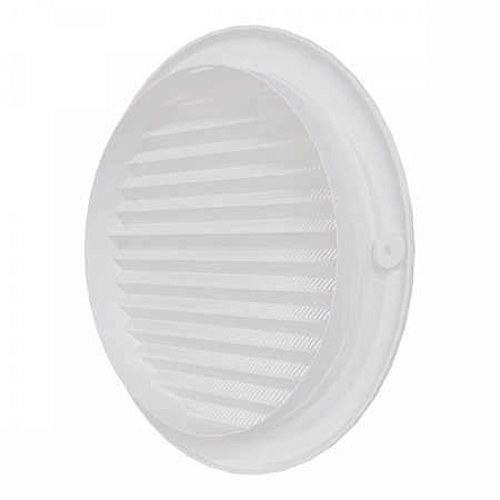 Решетка приточно-вытяжная с фланцем 16РКC пластик белый ERA (2)