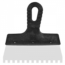 Шпатель малярный ЗУБЧАТЫЙ 200мм (8х8) KORVUS на сайте Стройсервис
