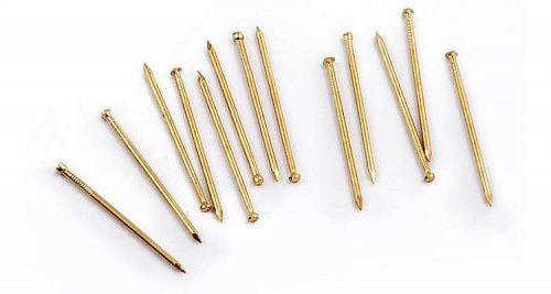 Гвозди финишные 1,4х30 Латунь на сайте Стройсервис
