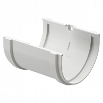 Соединитель желоба Docke PREMIUM пломбир ПВХ на сайте Стройсервис
