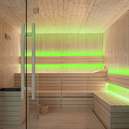 Светодиодная лента для бани и сауны 24V 14.4W/m 120led/m IP68 5м зеленый 00-328 APEYRON Electrics (2)