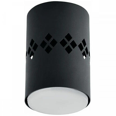 Feron св-к накл. спот под лампу GX53 св/д подсветка 4K черный 80x80x100 HL351 41456 на сайте Стройсервис
