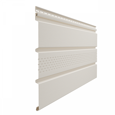 Софит Docke PREMIUM с центральной перфорирацией (Пломбир) 3м PSTT-1044 Docke на сайте Стройсервис
