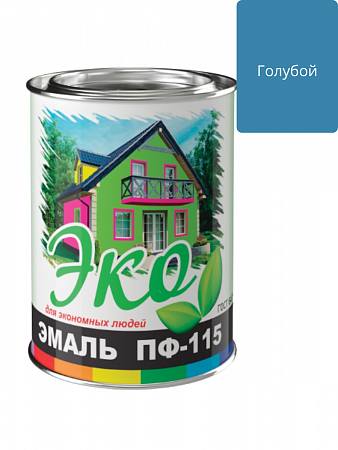 Эмаль ПФ-115 ЭКО голубая фас. 0.8 кг на сайте Стройсервис
