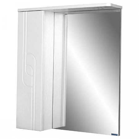 Шкаф-зеркало Лилия 55 левый АЙСБЕРГ DA2006HZ на сайте Стройсервис
