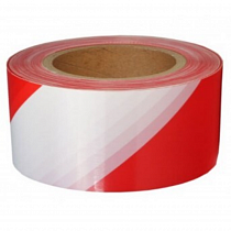 Лента сигнальная 50мм*200м красно-белая  на сайте Стройсервис
