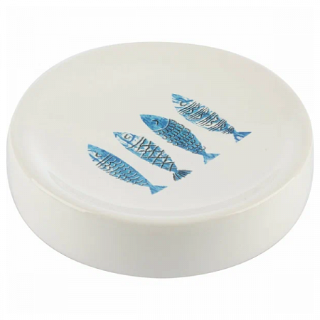 Мыльница для ванной Рыжий кот Рыбки,керамика DH-FISH на сайте Стройсервис
