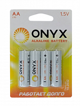 Батарейка алкалиновая LR 6 ONYX 4xBL  на сайте Стройсервис
