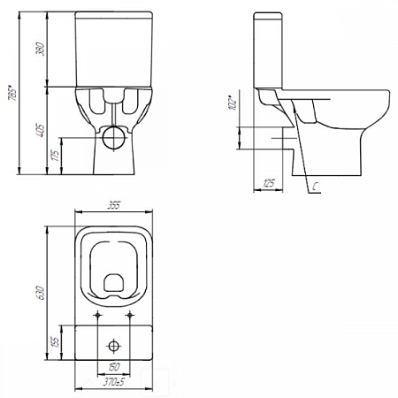 Унитаз-компакт 