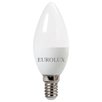 Лампа светодиодная LL-E-C37-5W-230-2,7K-E14 (тепл.) свеча Eurolux на сайте Стройсервис
