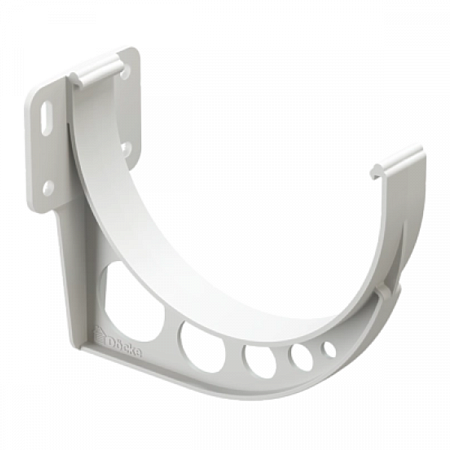 Docke STANDARD Кронштейн желоба ПЛАСТИК 120мм (белый)  на сайте Стройсервис
