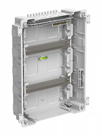 Бокс встраиваемый 24мод. белый с прозрачной дверью и шинами IP40 KREPTA 5 KR5-KP12-V-24-41 IEK (2)