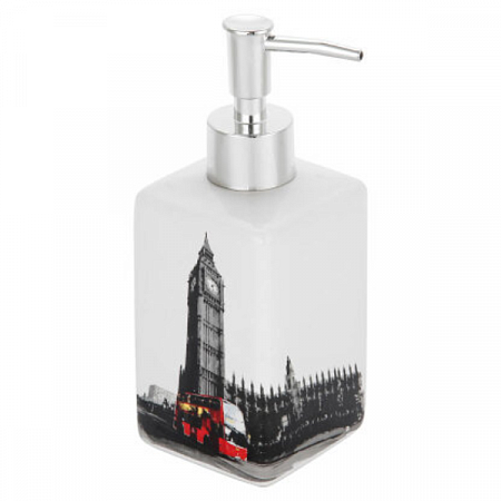 Дозатор д/жидкого мыла Лондон керамика, DIS-L Рыжий Кот на сайте Стройсервис
