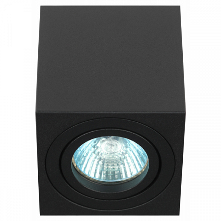 OL22 BK  Светильник настенно-потолочный спот ЭРА OL22 BK MR16/GU10, черный, поворотный на сайте Стройсервис
