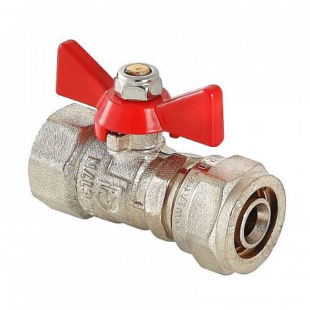 Кран шар. под обжим 16х1/2" ВР баб. Valtec VT.342 на сайте Стройсервис
