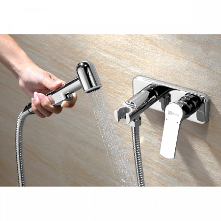 Смеситель с гигиеническим душем встраиваемый Plus Grace LM1519C хром LEMARK