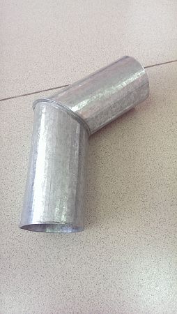 Колено 45° д- 90мм Zn на сайте Стройсервис
