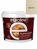 Лак защитно-декоративный EUROTEX® АКВАЛАЗУРЬ ваниль 0,9кг  на сайте Стройсервис
