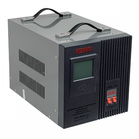 Стабилизатор напряжения АСН- 5000/1-Ц 63/6/6 Ресанта (5)