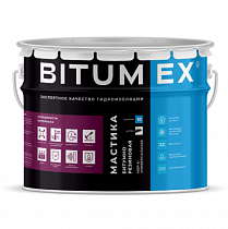 Мастика BITUMEX  битумно-резиновая 10кг на сайте Стройсервис
