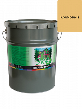 Эмаль ПФ-115 Кремовая 20кг ЭКО на сайте Стройсервис
