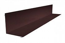 Угол внутренний 30мм*30мм*2м RAL 8017 Шоколад на сайте Стройсервис
